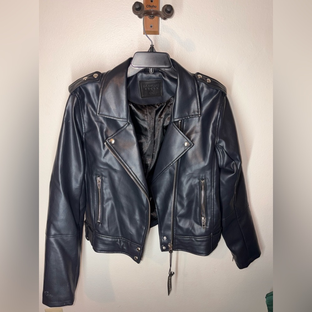Blank NYC Black Faux Leather Jacket